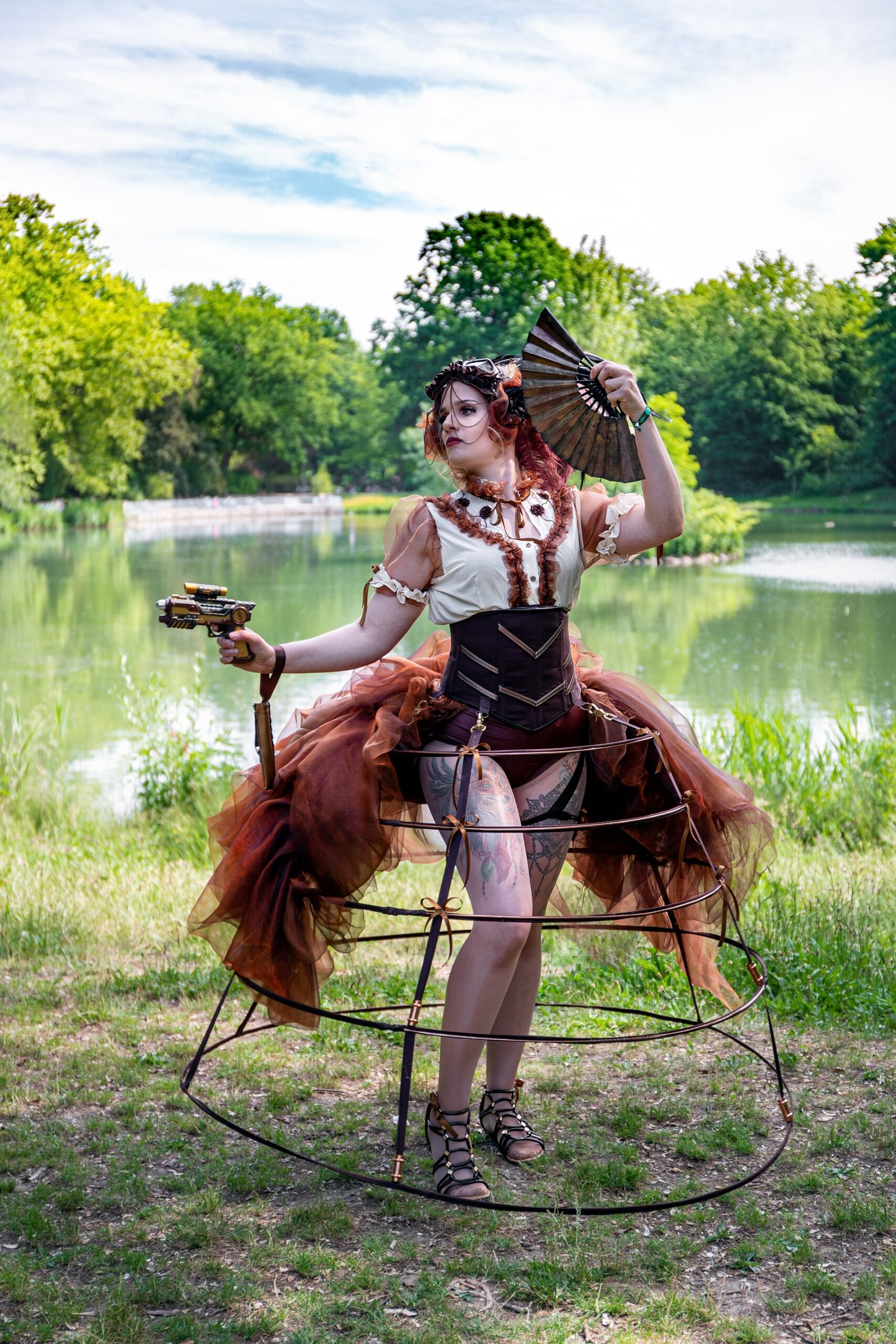 steampunk dress
