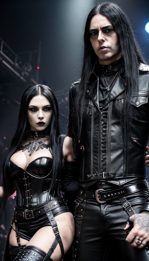 Intense gothic fans ready for the electrifying Blind Guardian night in Gothenburg.
