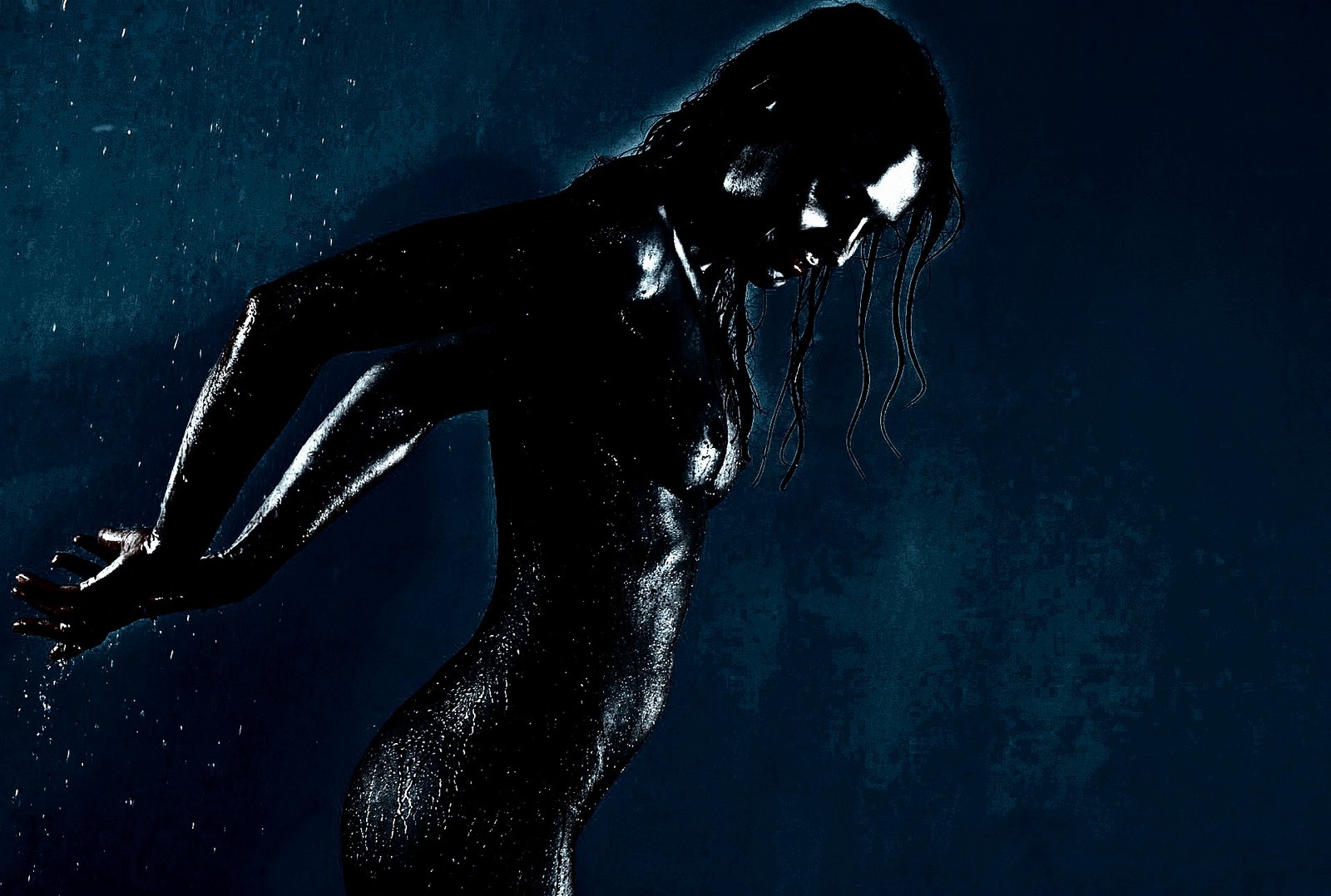 Artistic nude with focus on form and shadows