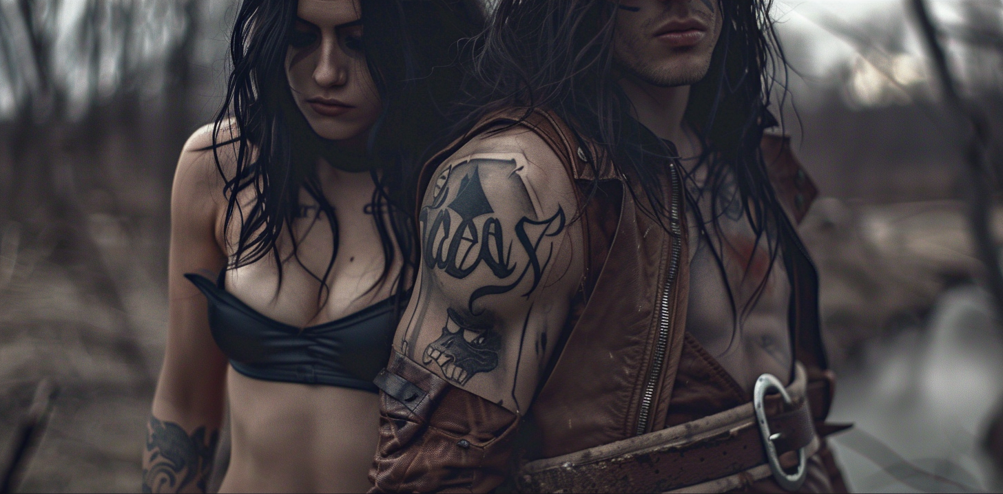 Dark and intense duo representing The Heaviest Metal Collaborations of All Time.
