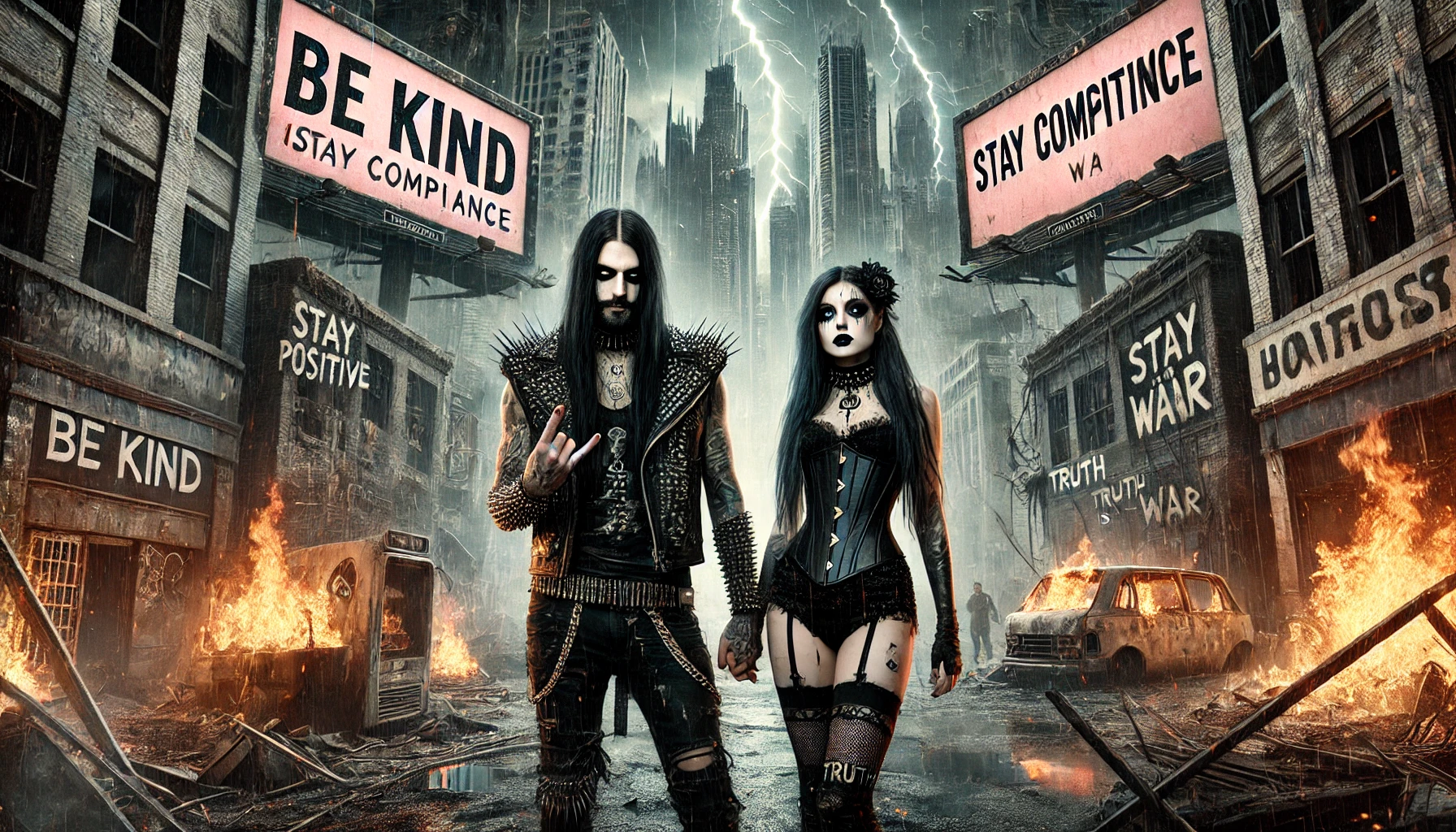 Xavi and Lina stand united in a world on fire, exposing the truth behind the kindness illusion