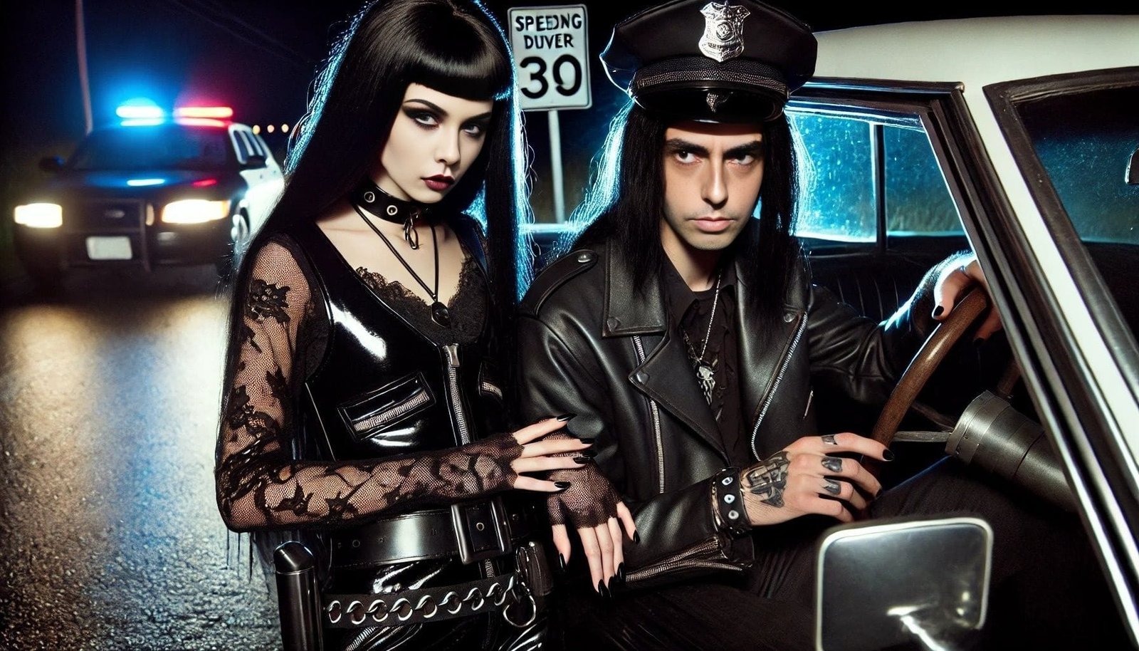 Goths in Naughty Police Roleplay