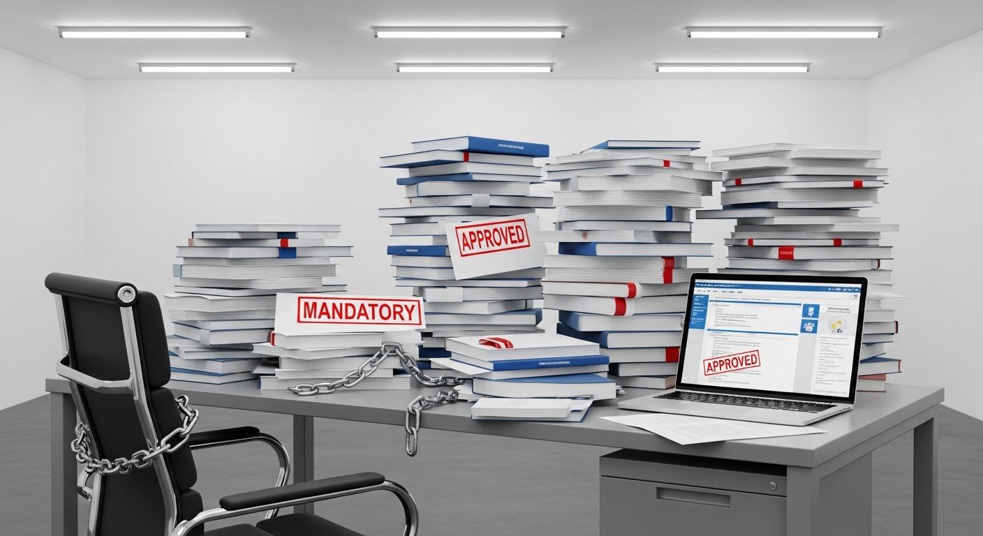 HR anal policy breakdown showing corporate control mechanisms restricting employee freedom