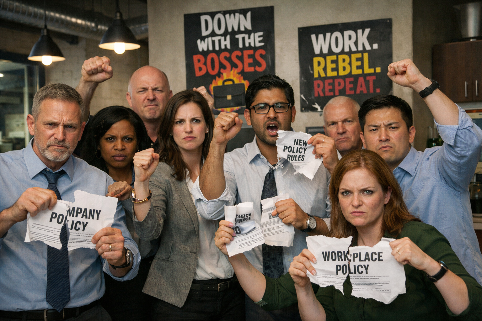 Employee empowerment against HR policies through collective workplace resistance and solidarity