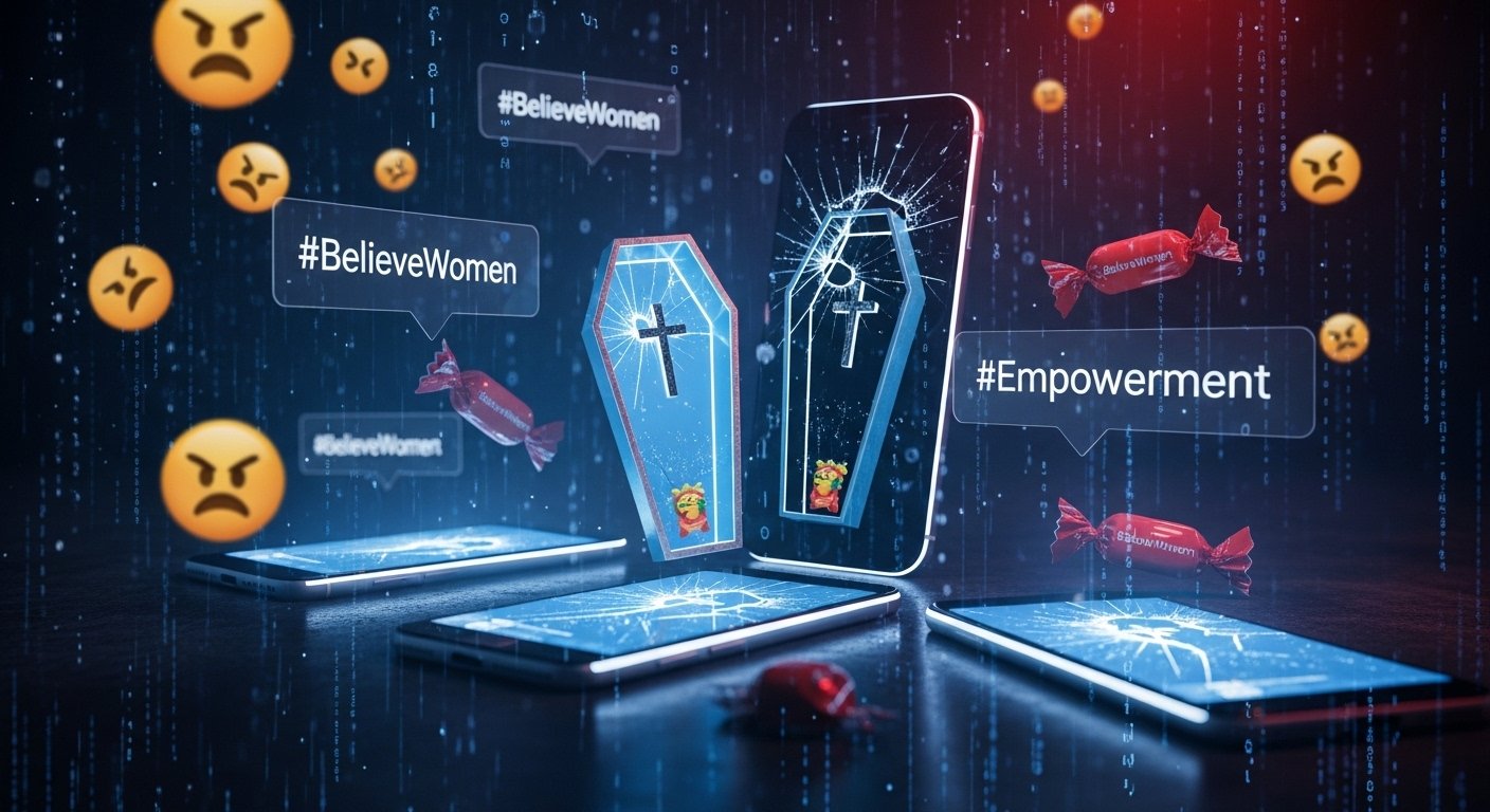 Social media manufactured outrage economy fueling performative feminism for clicks and profit