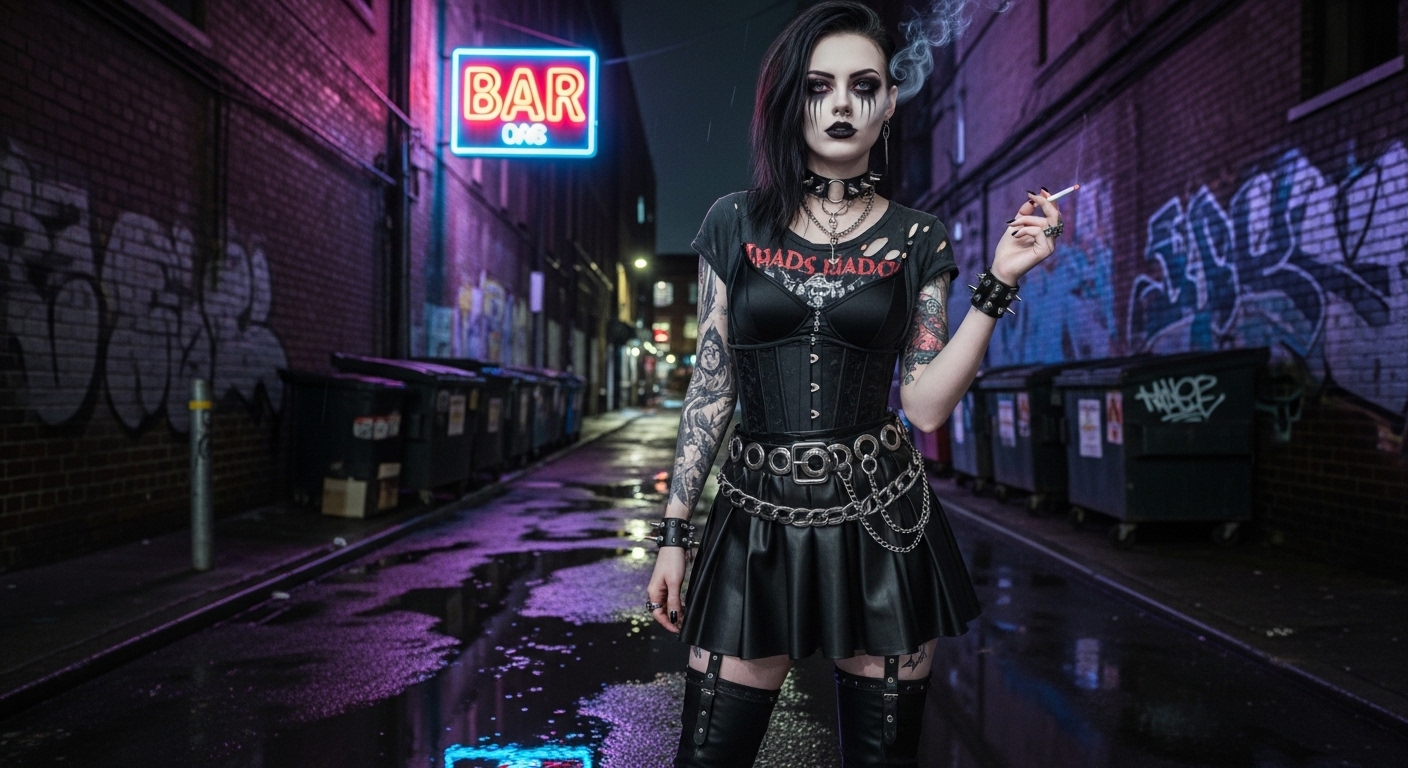 gothic corset outfit formulas for street style rebellion