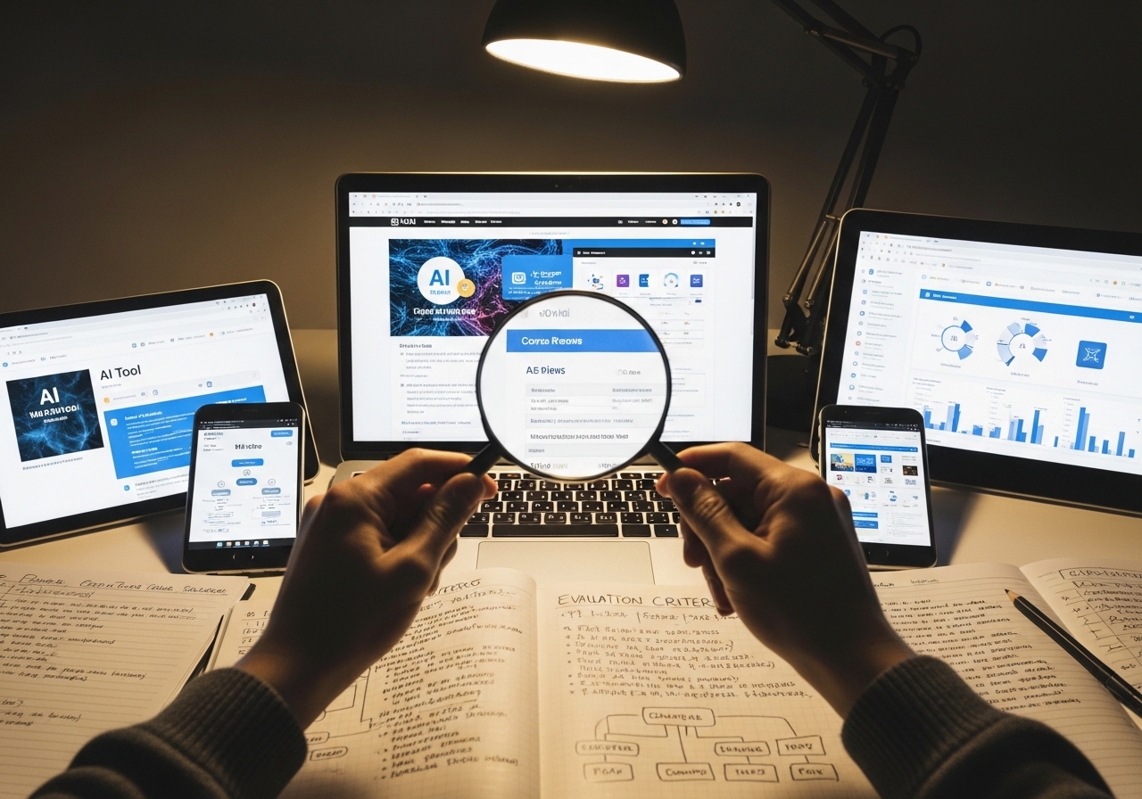 How to evaluate AI tools for creative work comparison analysis technical review process