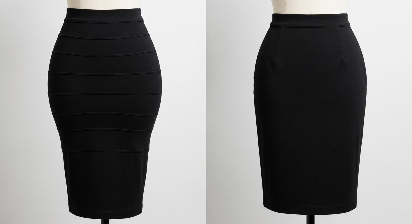 How to choose a flattering gothic skirt by understanding fit issues like pulling fabric and gapping waistbands.