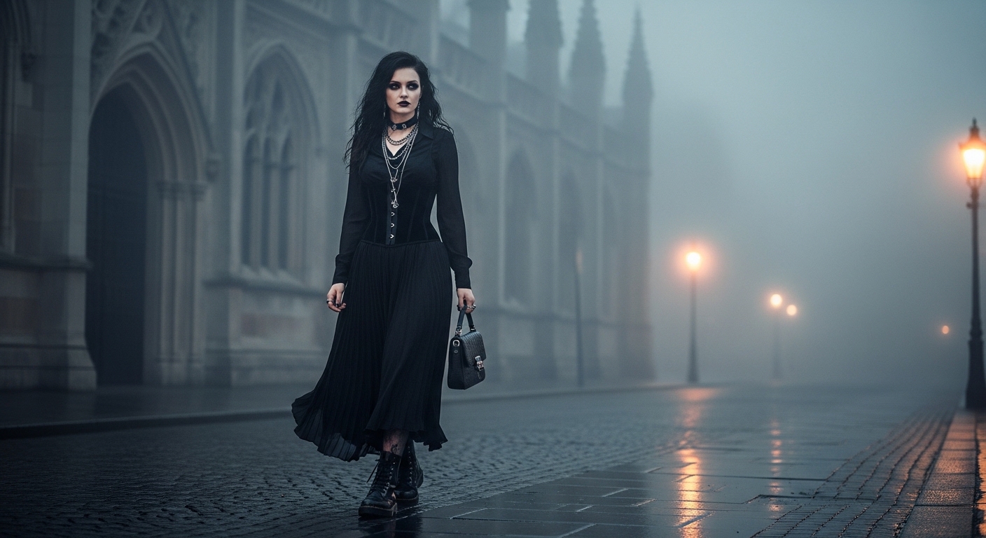 gothic corset outfit formulas for everyday gothic style