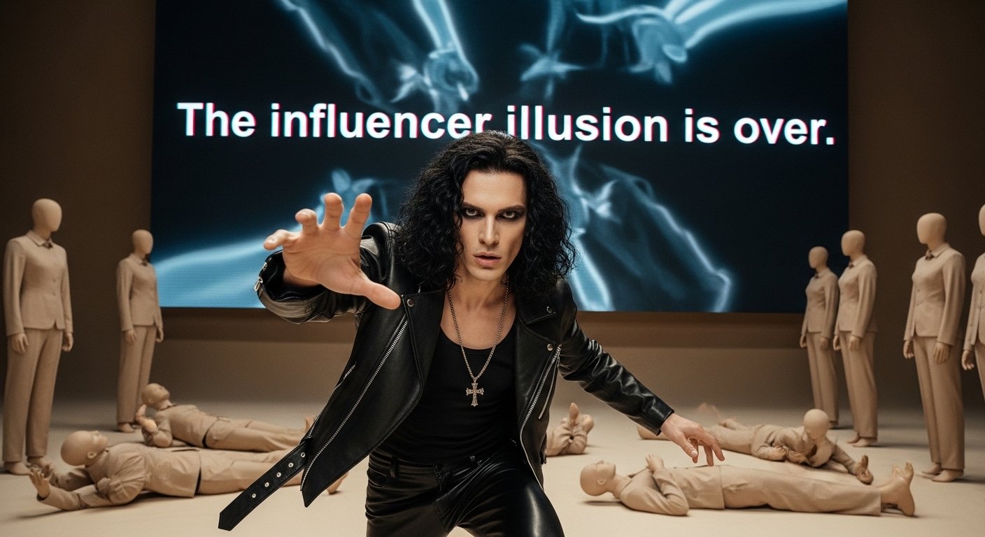 The influencer illusion is over.