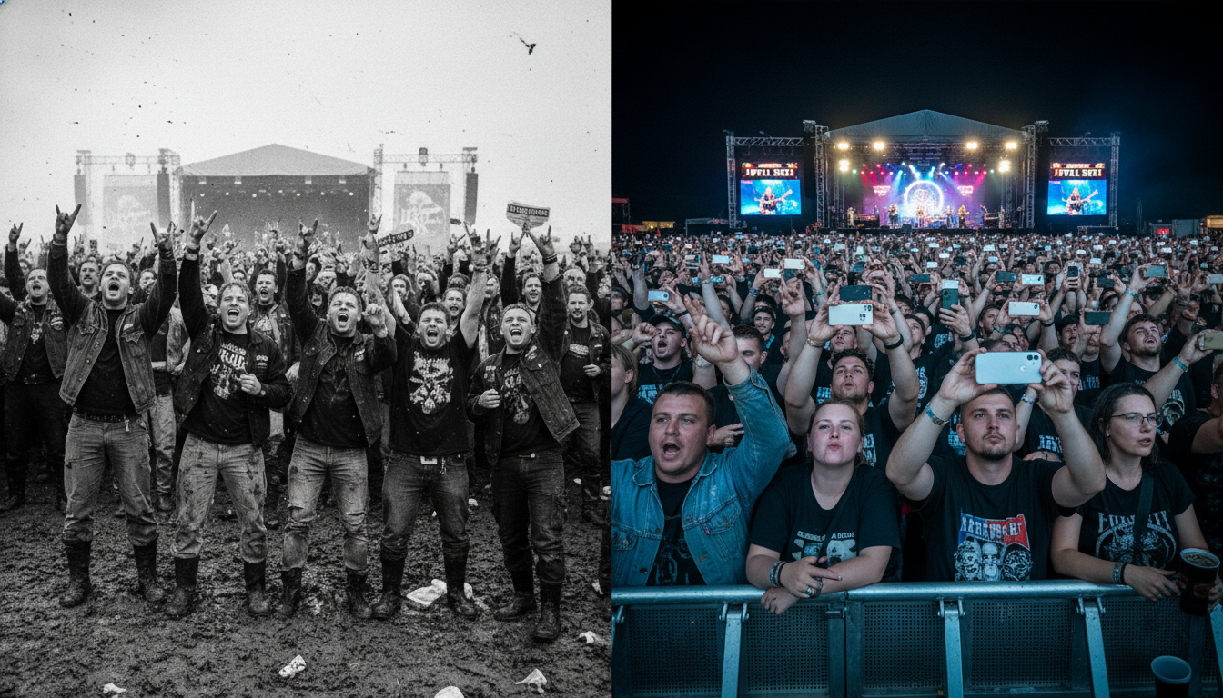 Metal festival mosh pit safety threatened by selfie sticks at concerts