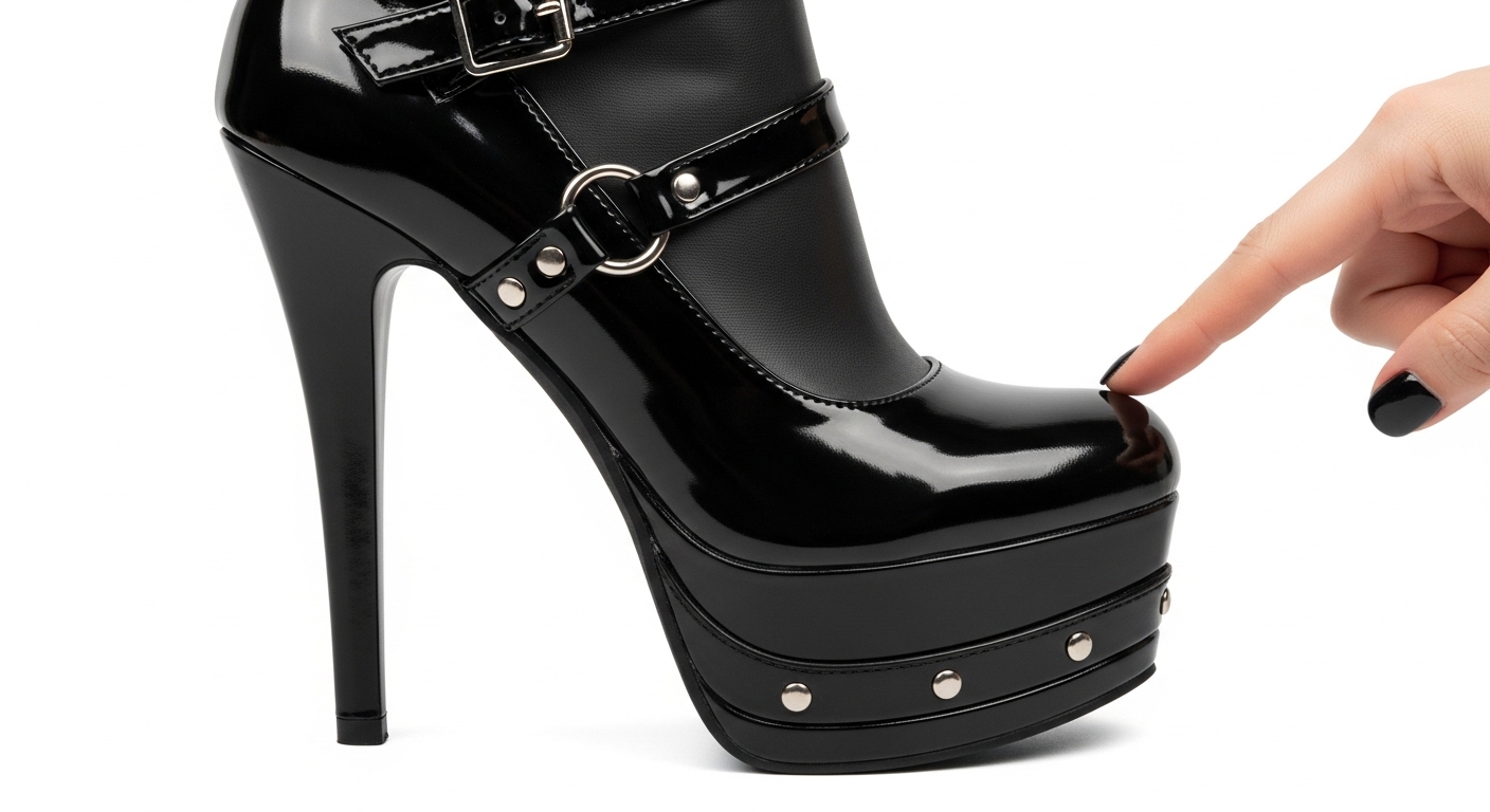 Goth heel styling rules: three outfit frameworks pairing fetish goth heels with complementary textures and hardware for maximum impact