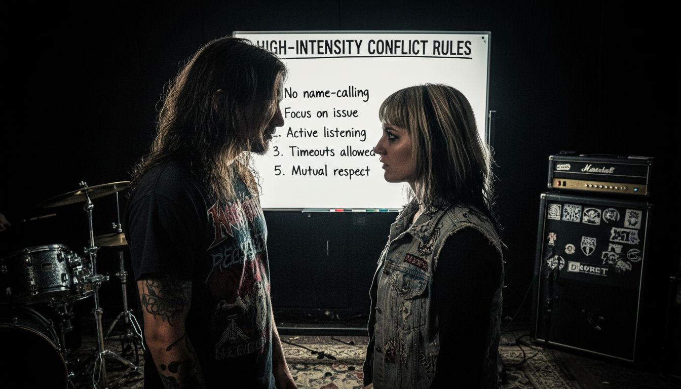 high-intensity relationship conflict rules, couple negotiating boundaries