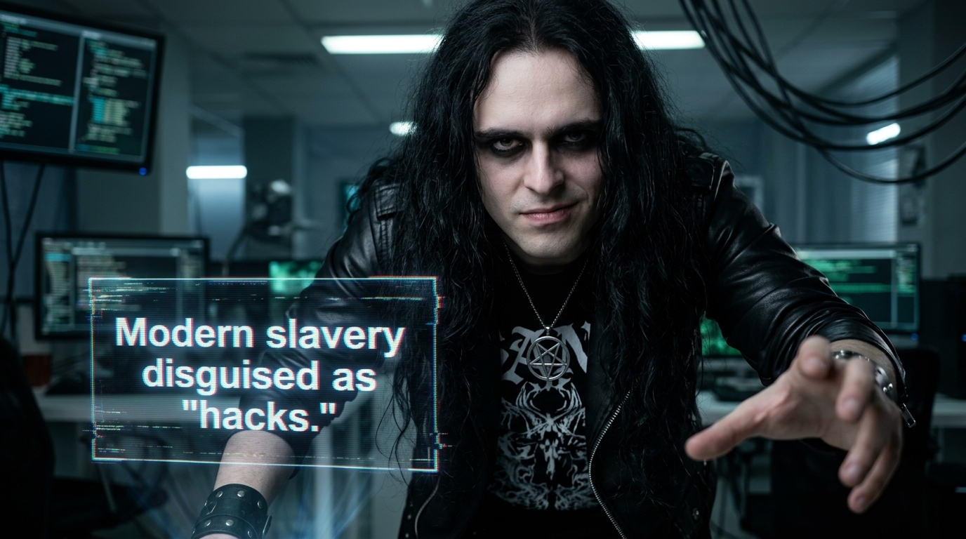 Modern slavery disguised as "hacks."