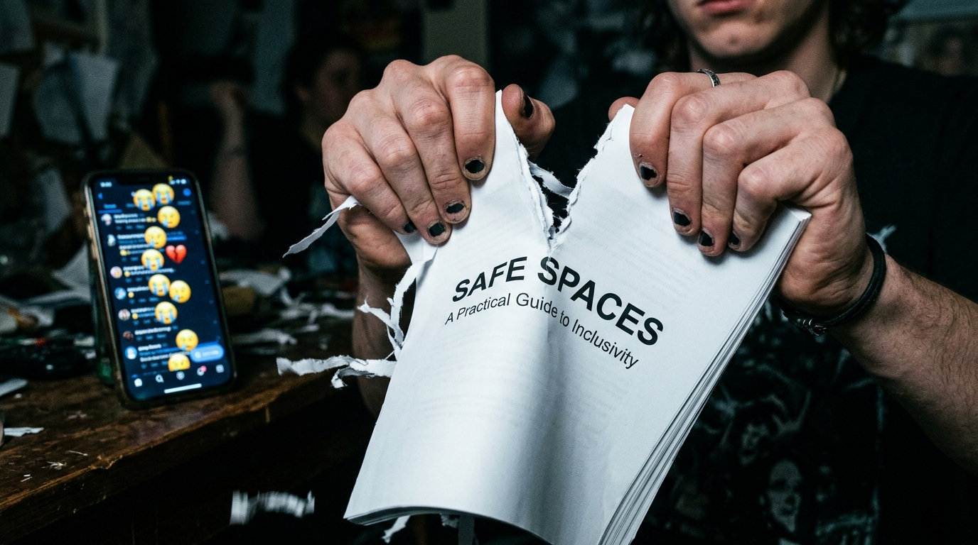 Venomous Sin offering a therapy industrial complex criticism.