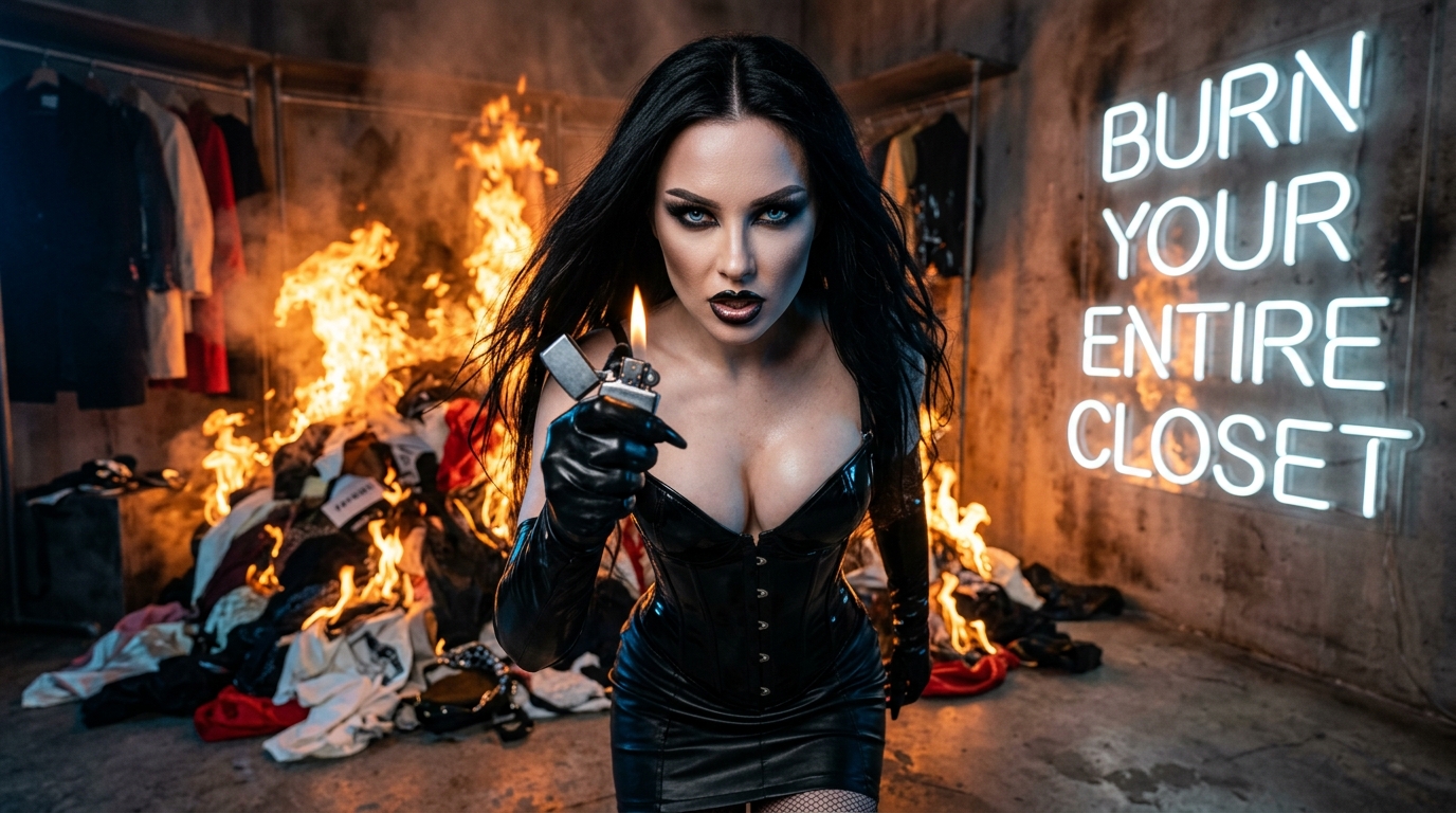 Burn your entire closet.