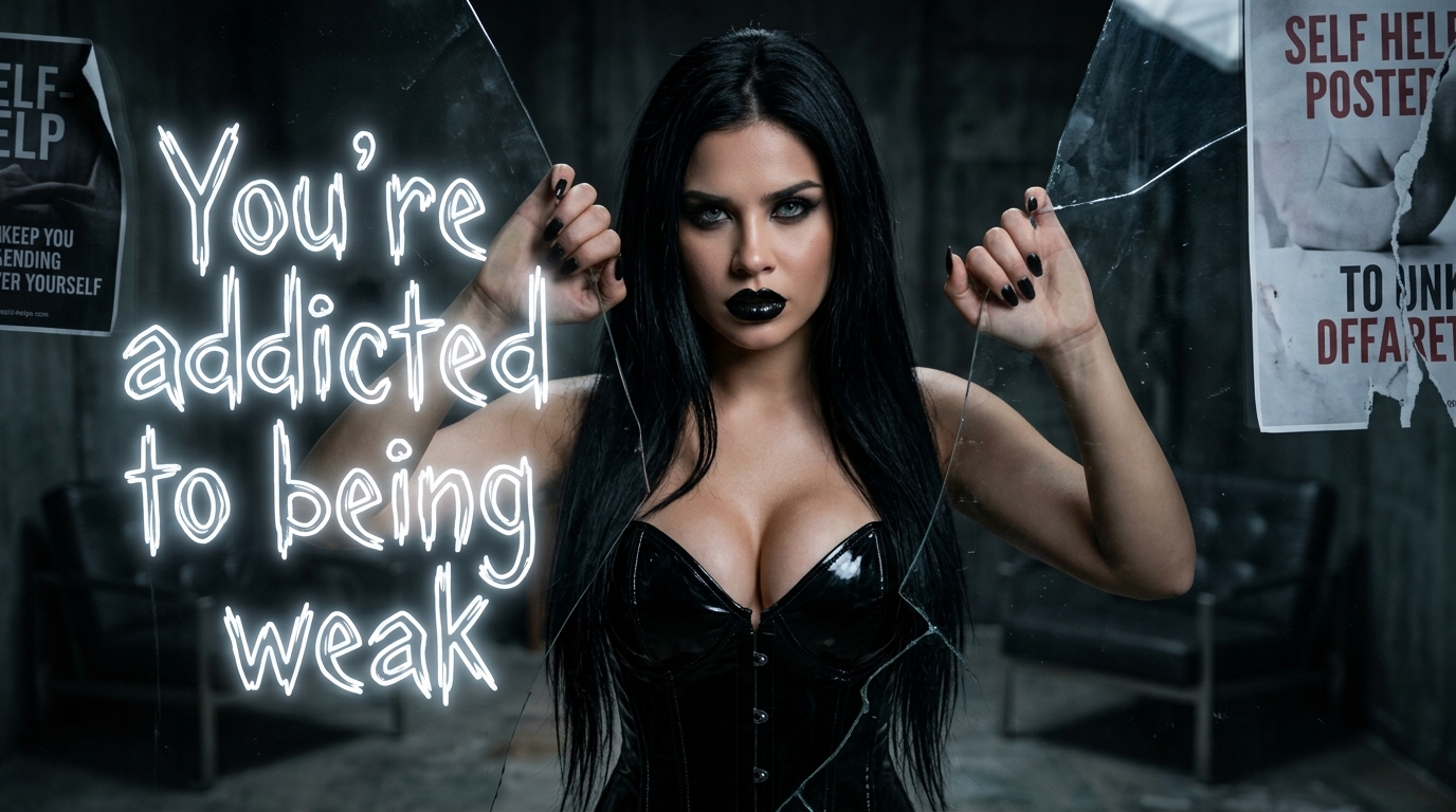You’re addicted to being weak