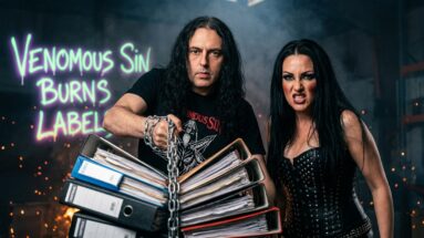 Venomous Sin Burns Labels