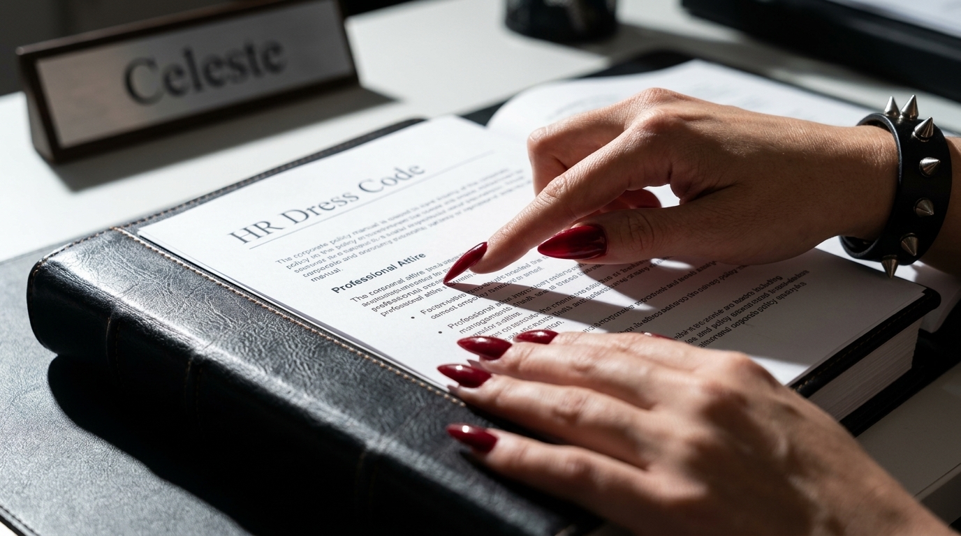 navigating HR dress code scrutiny with bold personal style