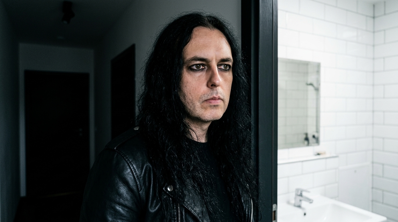 Venomous Sin - Xavi as the catalyst in the bathroom confrontation scene.