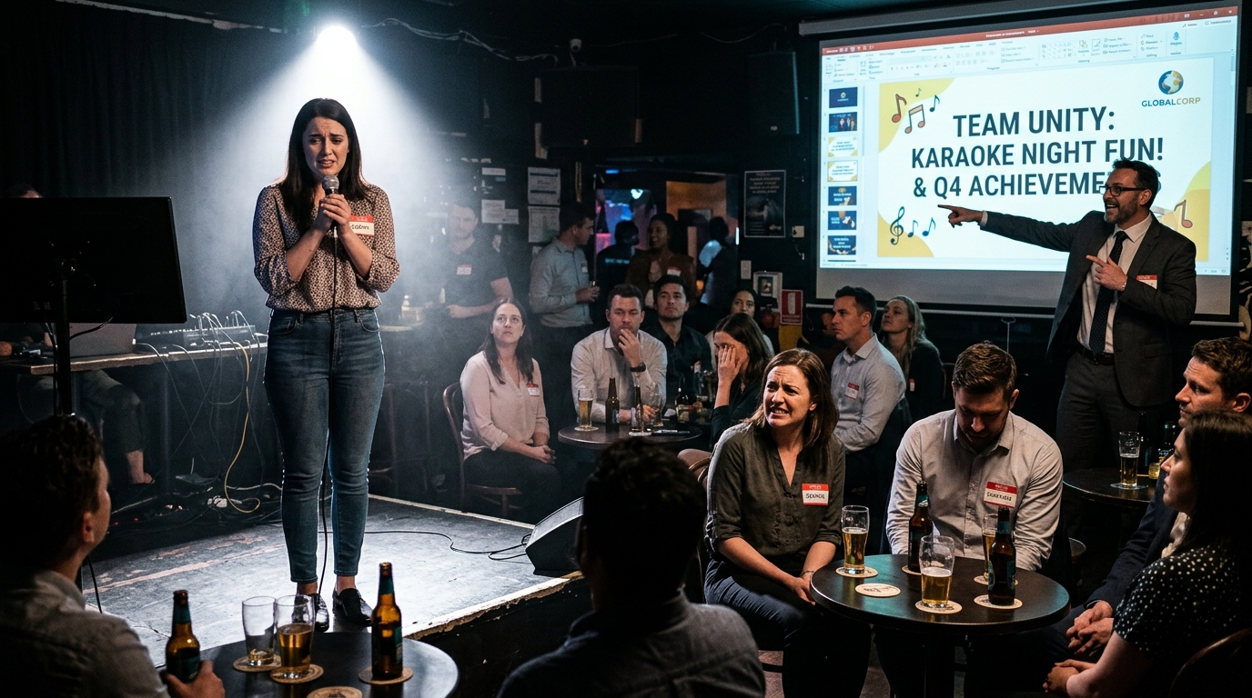 mandatory after-work events trap employees in unpaid social obligations