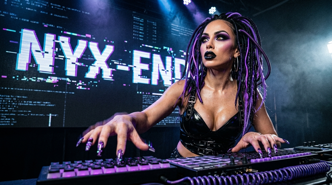 nyx luna venomous sin keyboardist live hacker